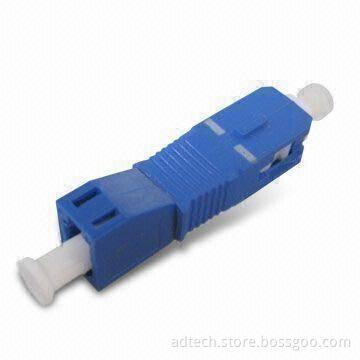 Hybrid Fiber-optic Adapters, SC-LC Fiber-optic Female to Male SM